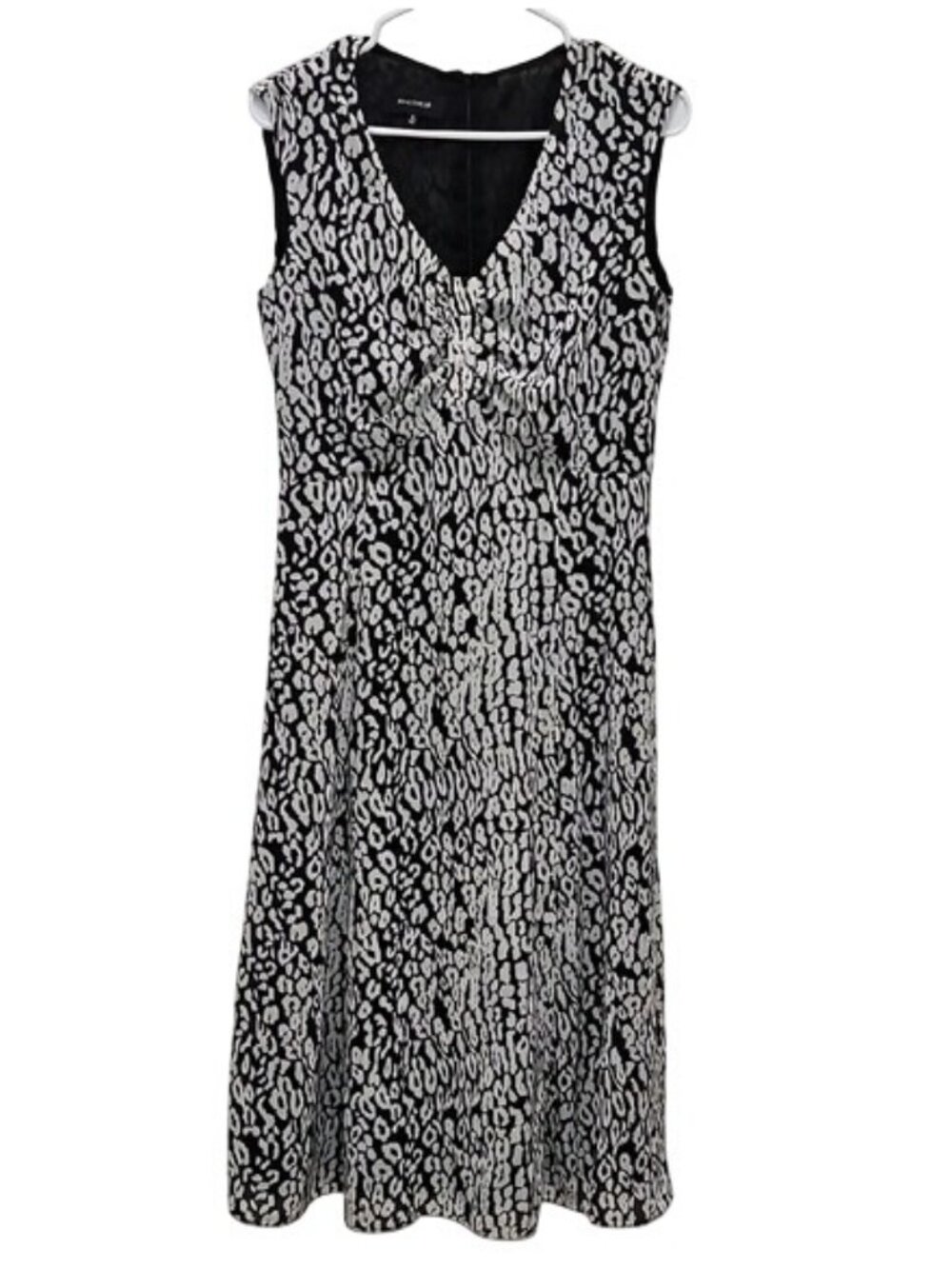 Jones Wear Printed Day To Dinner Sleeveless Midi Dress Size 6 Women's Office - Picture 1 of 9